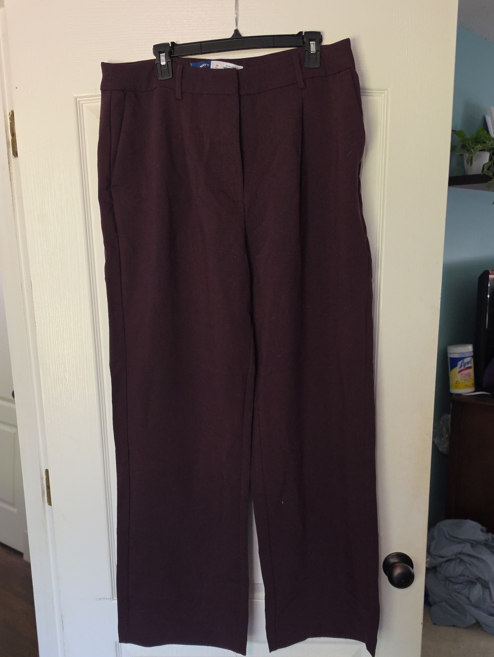 Old Navy Women's Wide-Leg Trousers - Plum